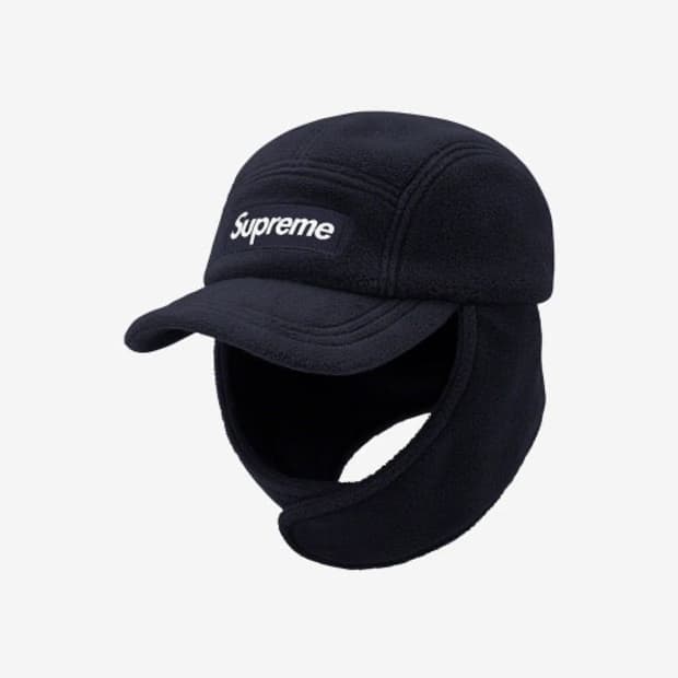 [OS] 슈프림 21FW 폴라텍 이어플랩 캠프캡 네이비