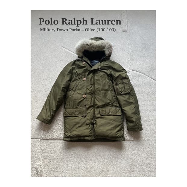 폴로 랄프로렌 밀리터리 다운파카 (100-103)