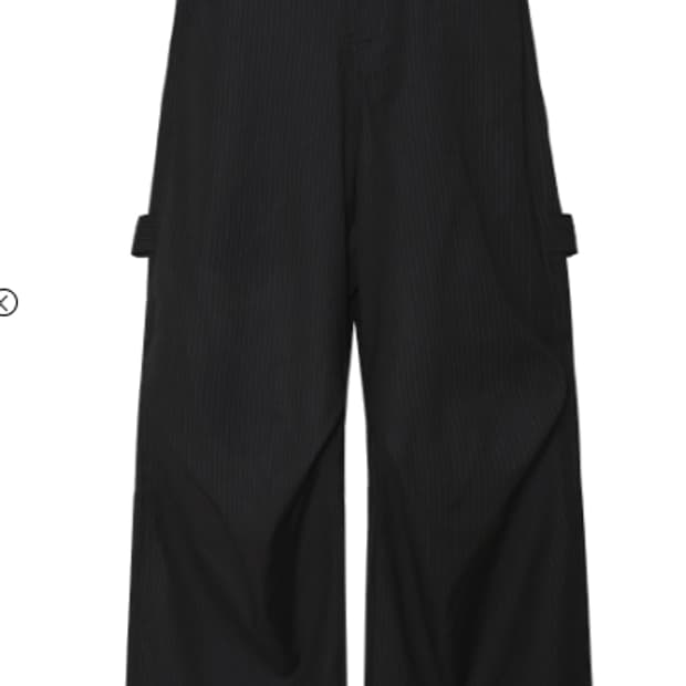 [3] 카미엔 247 올데이 스트라이프 팬츠 블랙