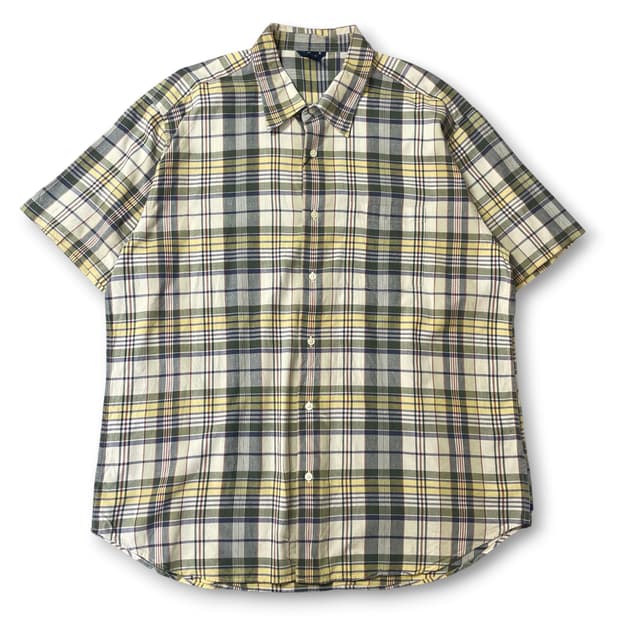 GAP 카키 체크패턴 빈티지 셔츠XL