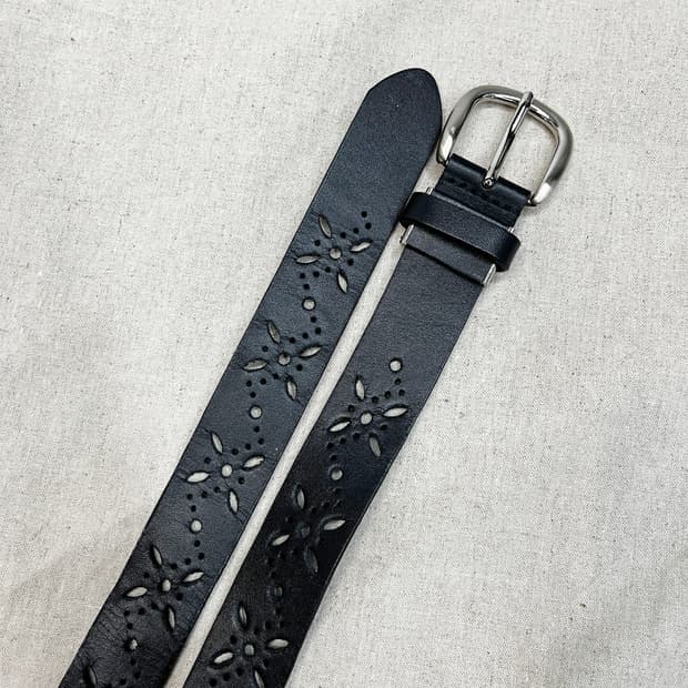 빈티지 레더 벨트