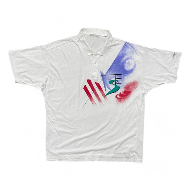 90‘s 아디다스 1/2 폴로셔츠