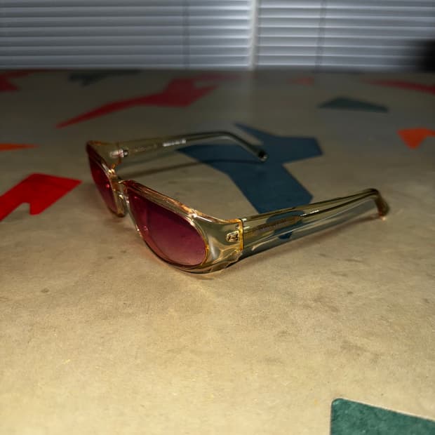 ~00 Giorgio Armani two-tone sunglasses
