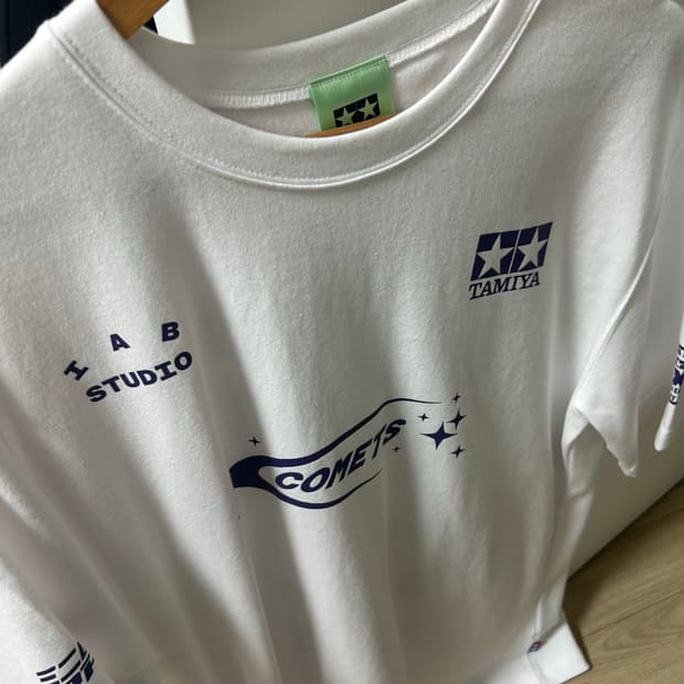 아이앱 타미야 반팔 화이트 XL