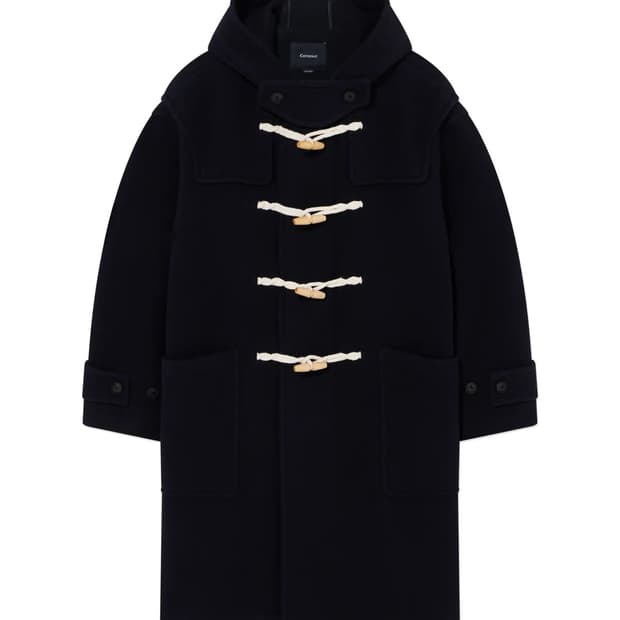 커버낫 울 후드 더플코트