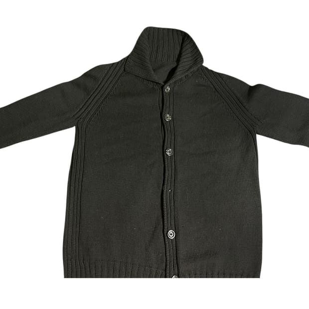 빈티지 블랙 니트 가디건