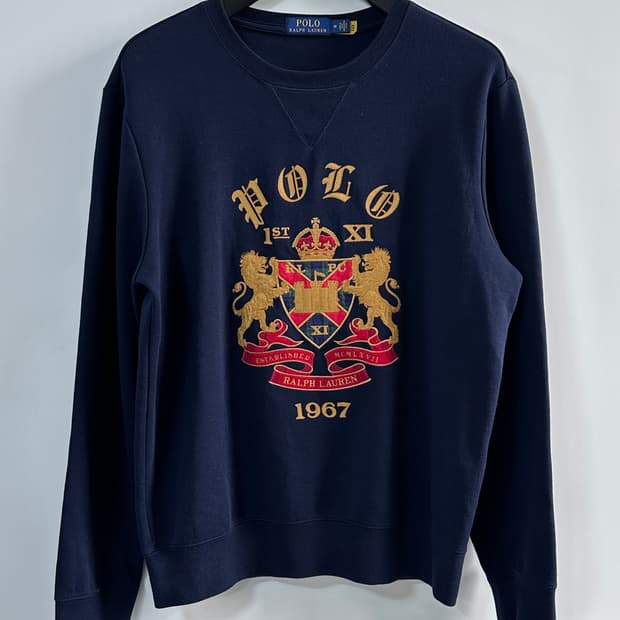 폴로 크라운 자수로고 맨투맨 (va.17)