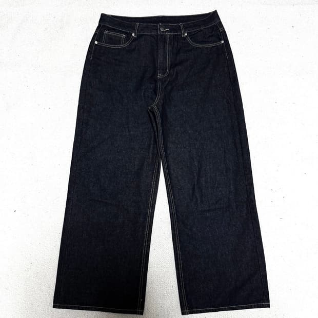 🖤유라이프지 노멀 와이드 생지 데님 팬츠🖤