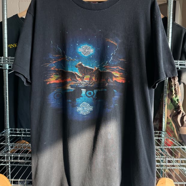 1996 Made in USA 할리 데이비슨 티셔츠