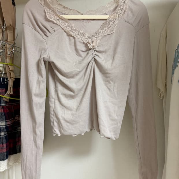 빈티지 레이스 티셔츠