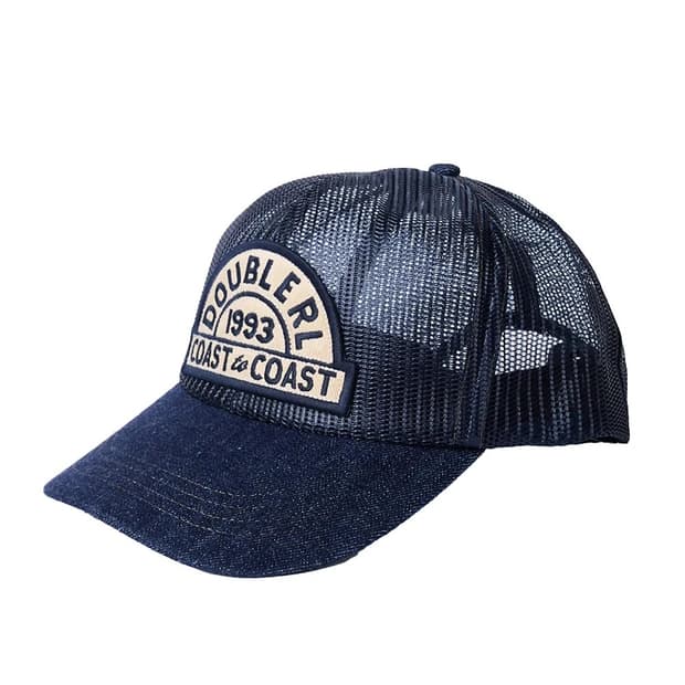 RRL 더블알엘 데님 빌 메시 트러커캡