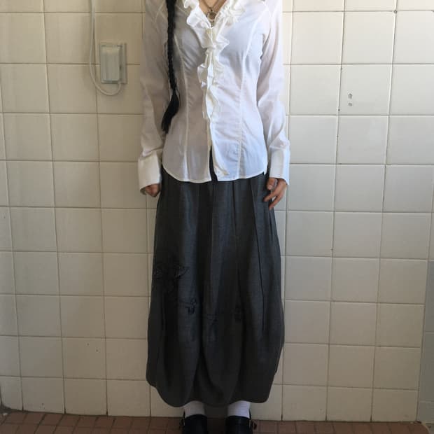 Naracamicie frill point shirt