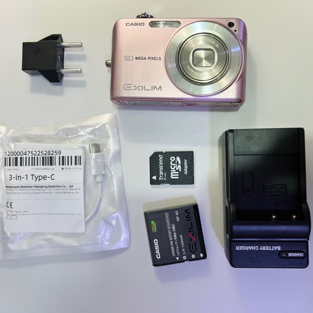 민트급) 카시오 엑슬림 z1080 핑크