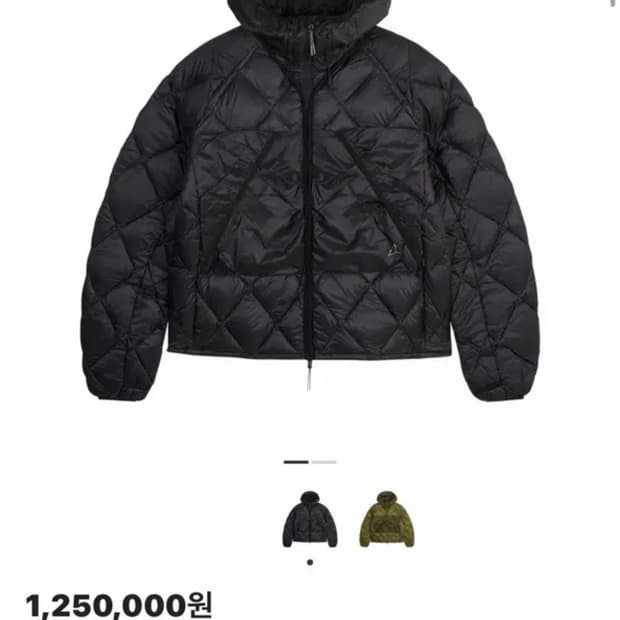 로아하이킹 라이트 다운 패딩 s