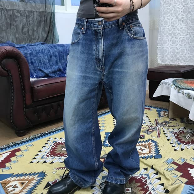 리바이스 221 오렌지탭 워싱 데님팬츠 (Z1031)