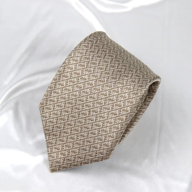 펜디 8.7cm A등급 FF로고 명품넥타이