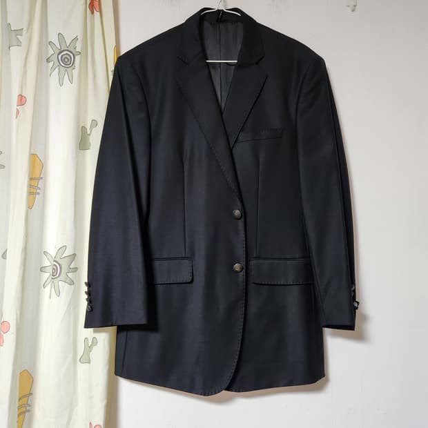 BON 블랙 스티치장식 남성 정장 자켓 블레이저105