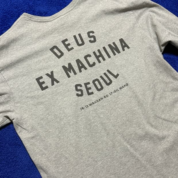 데우스 엑스 마키나 서울 컬리지 어드레스 롱슬리브 그레이 XL