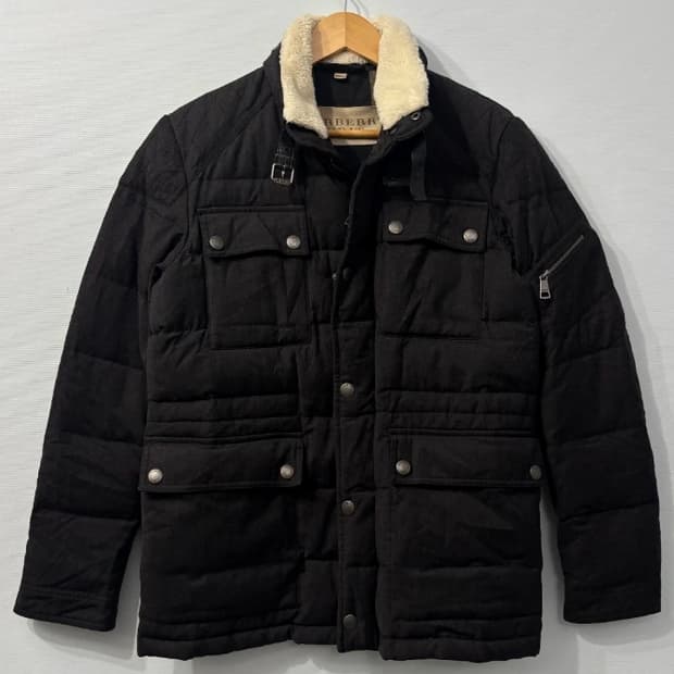 버버리 브릿 남성 패딩 자켓 블랙 95