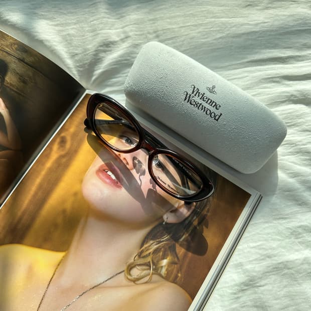 비비안웨스트우드 브라운 안경