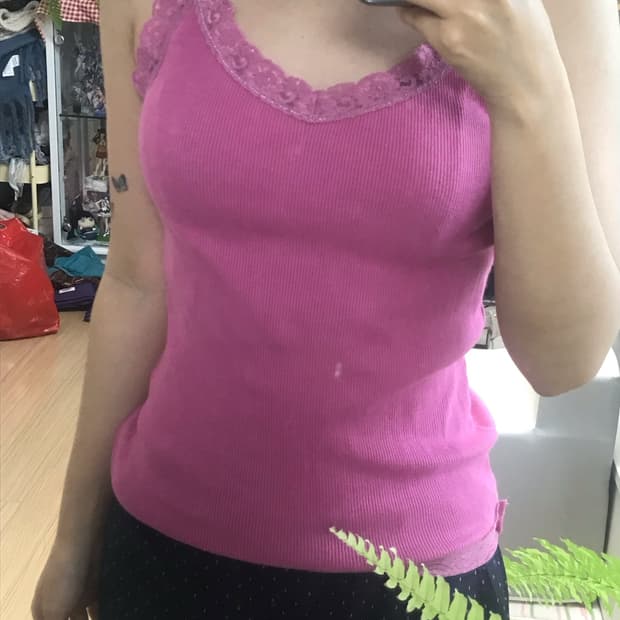 빈티지 나시 치마 세트