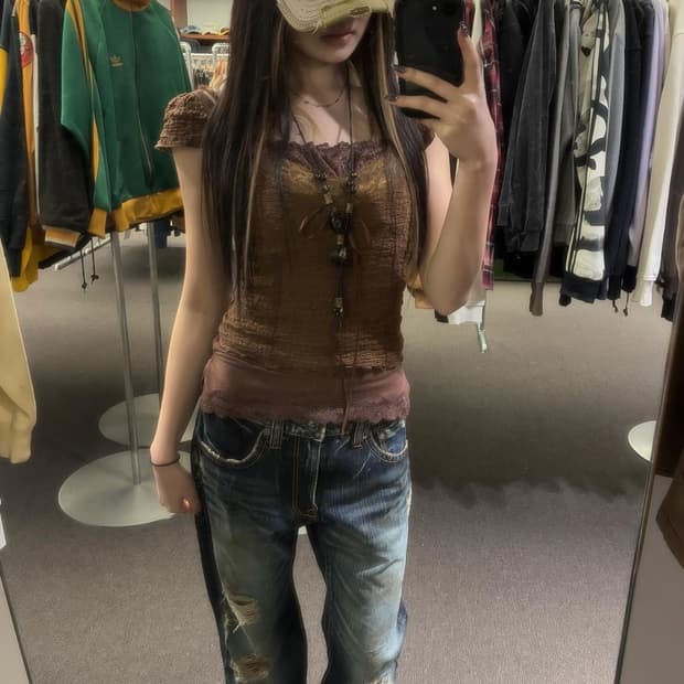 트루릴리젼 빈티지 워싱 볼캡