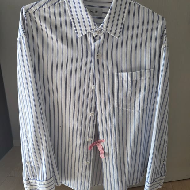 시스템옴므 스트라이프셔츠 100