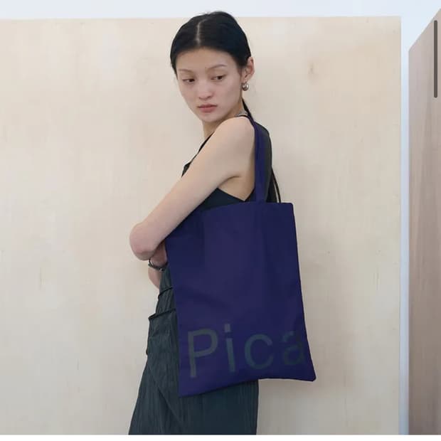 pica 에코백 퍼플 파이카