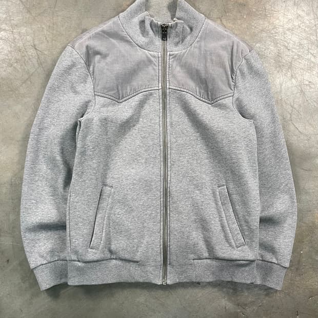 알마니 패치 쉐르파 코튼 집업