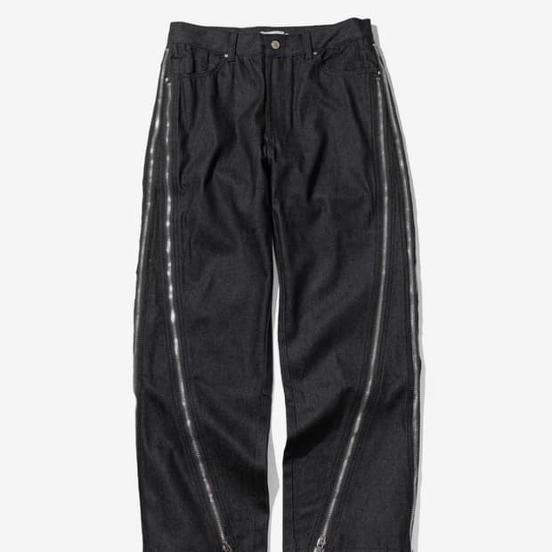 매스노운 오블리크 MS 지퍼 데님  M