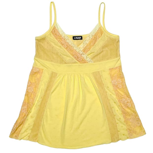 Yellow pop sleeveless
