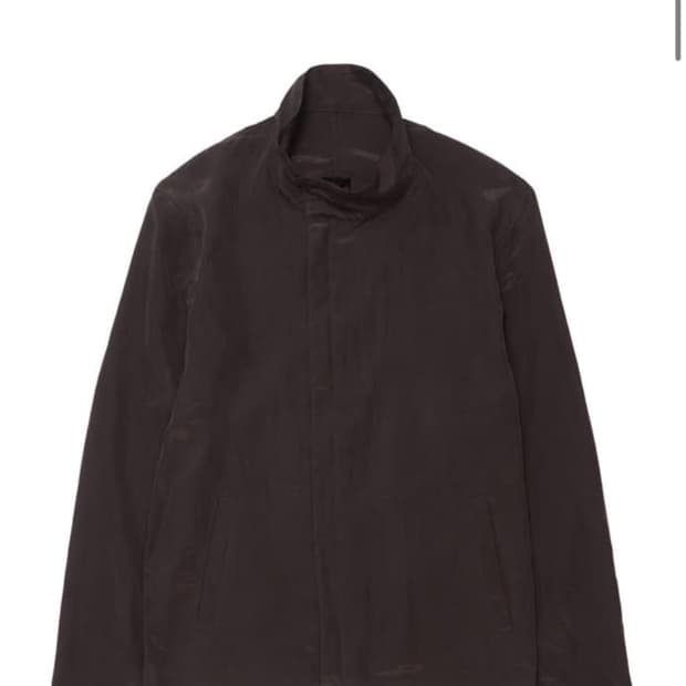 해칭룸 하이넥 셔켓 버건디