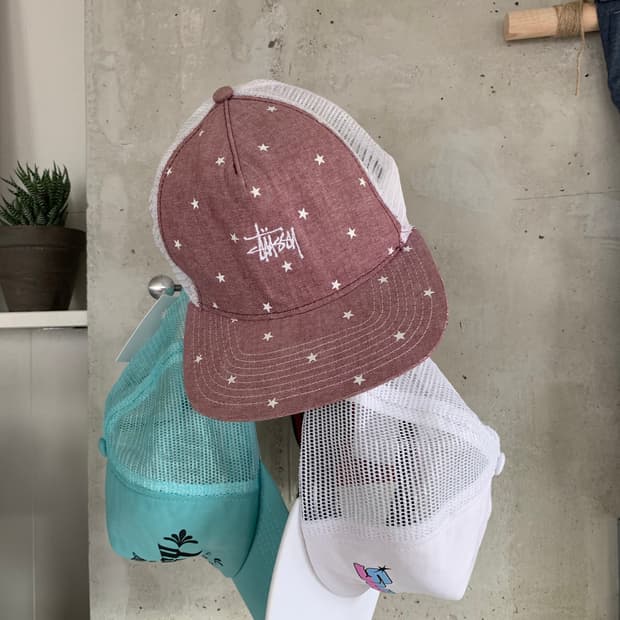 old stussy 올드 스투시 메쉬 캡