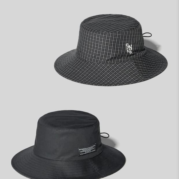 [Free] GU 언더커버 리버시블 버킷햇 모자 블랙