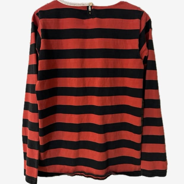 VISVIM FW14 BORDER STRIPE LONG SLEEVE