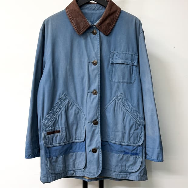 팀버랜드 90‘s 레더 카라 헌팅 자켓