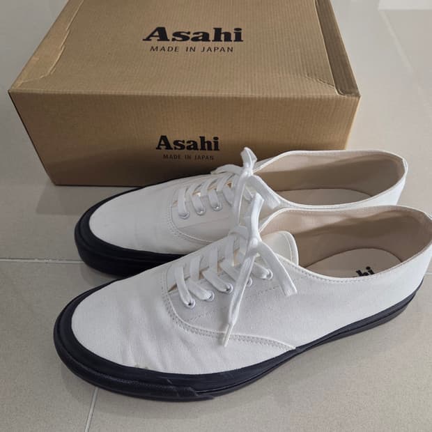 아사히슈즈 덱슈즈 모노크롬 260 1회착