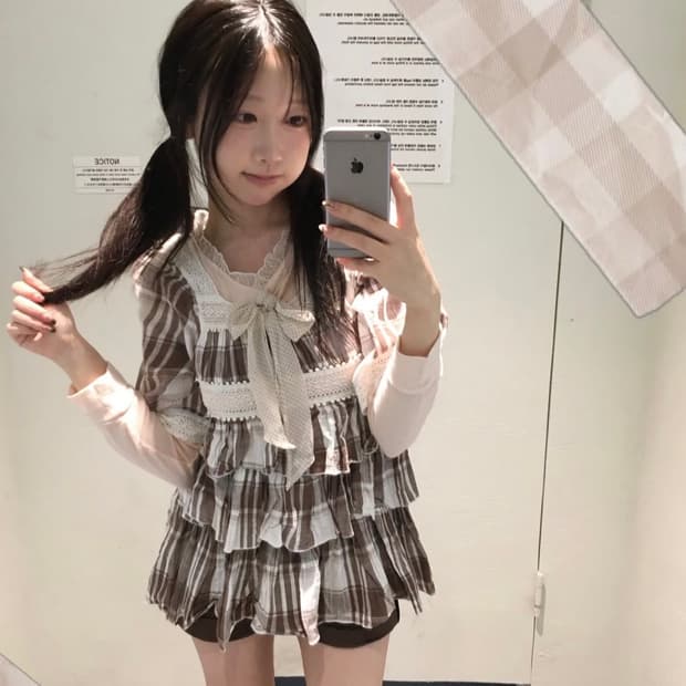 빈티지 딸기초코 코디 세트 스윙잉서울밀키코일 입질연 리즈리사깔 히메갸루