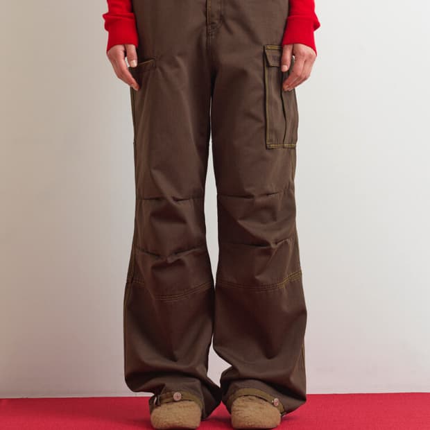 아옵트 aopt 카고팬츠 브라운 s