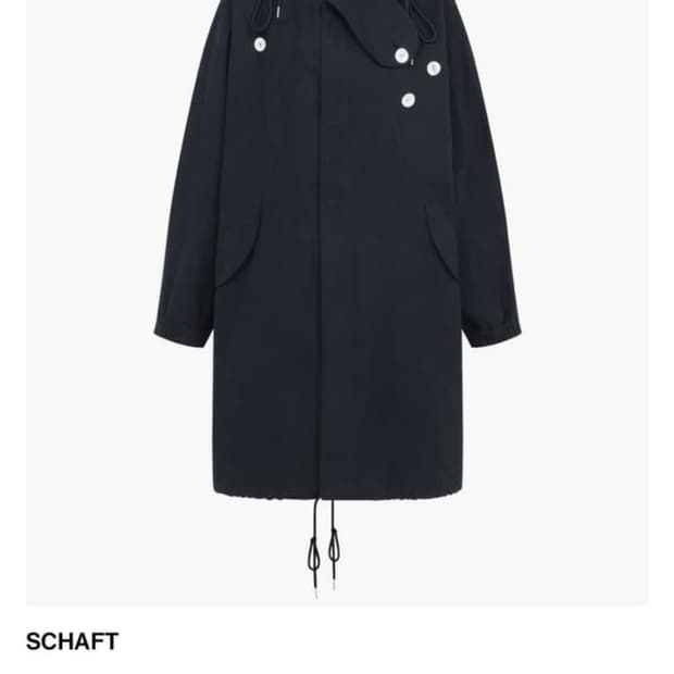 schaft 셰프트 피쉬테일 파카