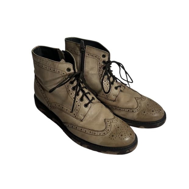 Vintage 미소페 웨스턴 윙팁 레더 부츠