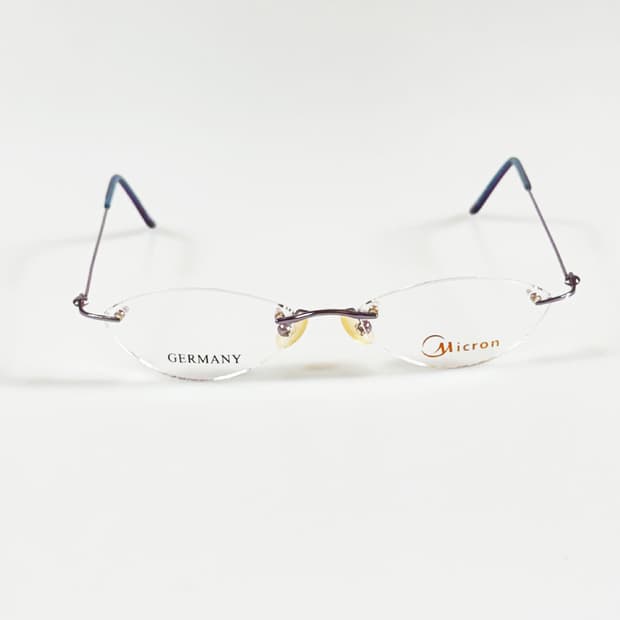 독일제 MICRON 무테 울트라 라이트 오벌 프레임 빈티지 안경