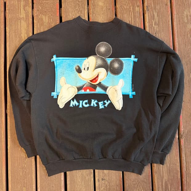 미키마우스 빈티지 맨투맨