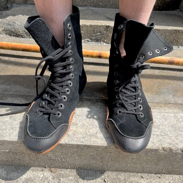 요지 야마모토 하이탑 복싱화  