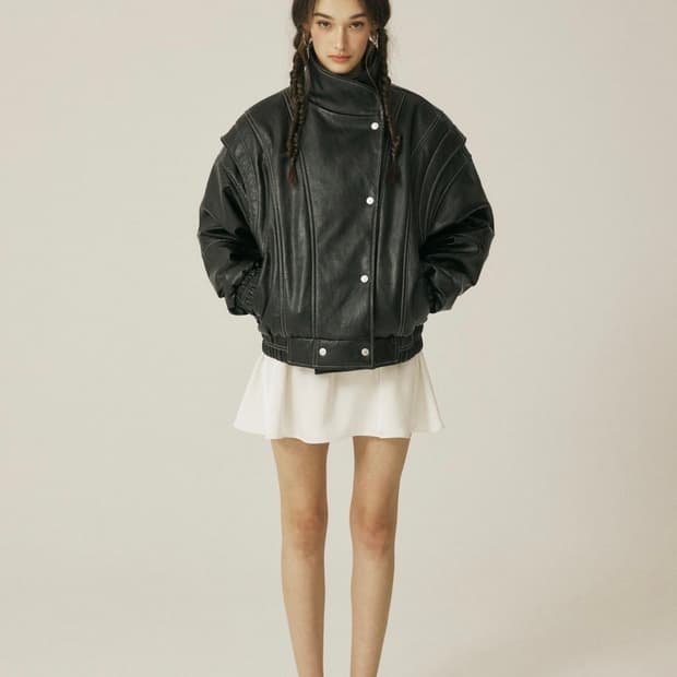 쓰리타임즈 가죽자켓