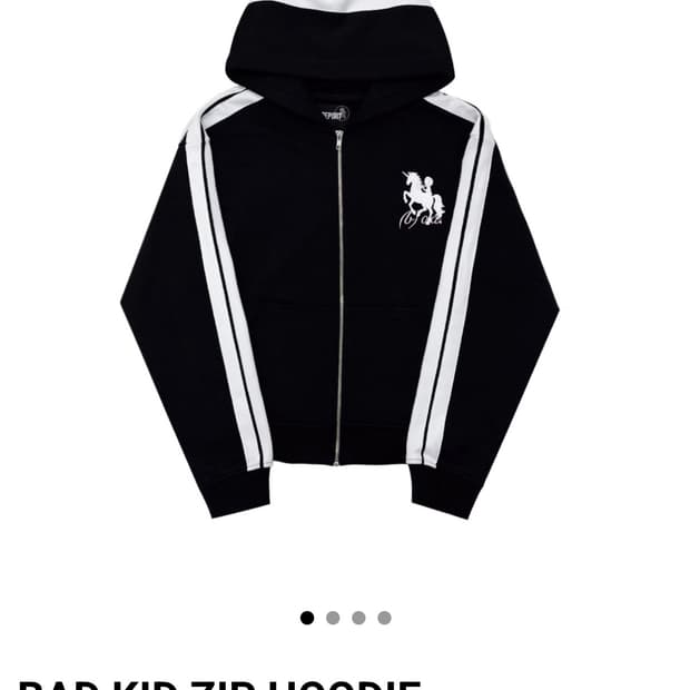 BAD KID ZIP HOODIE