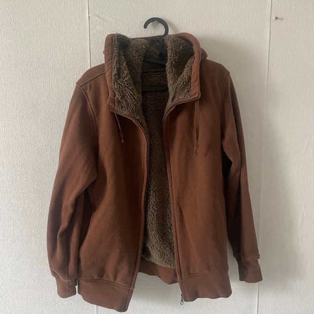 유니클로 보아털 후드집업 