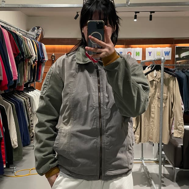 빈티지 리메이크 워크 자켓  