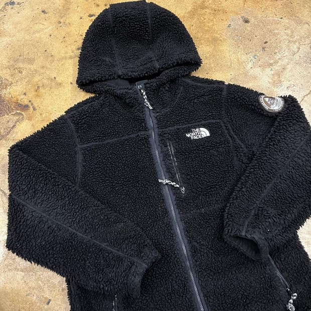 [정품/160] 노스페이스 키즈 후드 플리스 블랙 b15