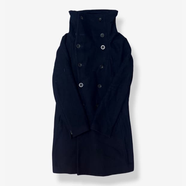 [2] The Viridi-Anne High Neck Wool Coat